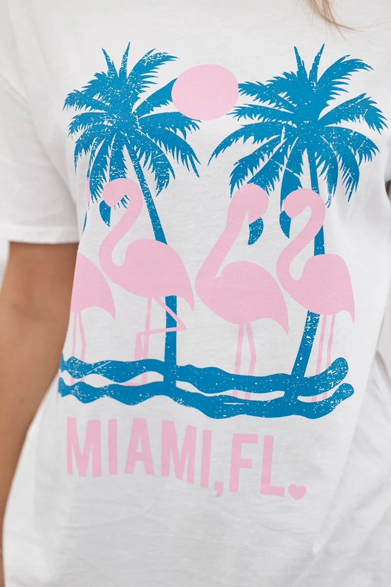 Bavlnená blúzka Miami biely univerzálne